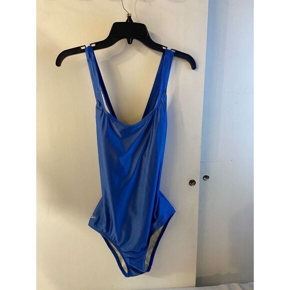 Speedo blue Racerback lap swim suit 14 - Picture 1 of 9